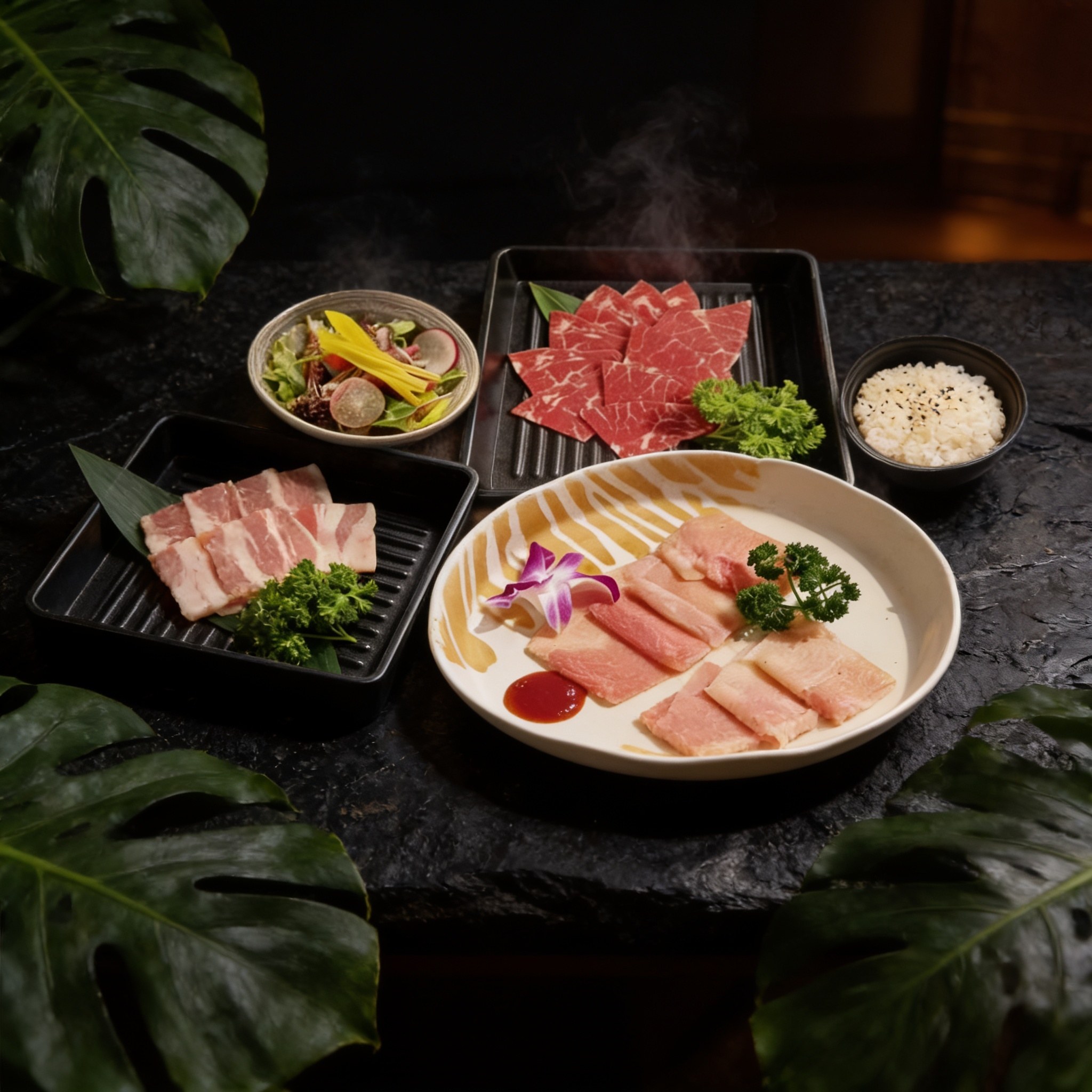 商務午餐雙拼燒肉